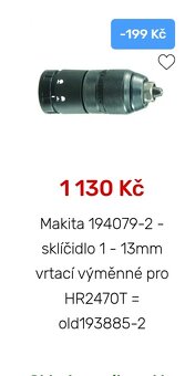 Kombinované Vrtací Kladivo MAKITA - 4