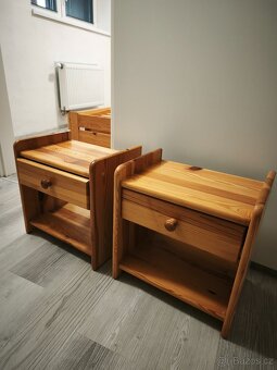 Postel z masivu 180x200cm+noční stolky - 4