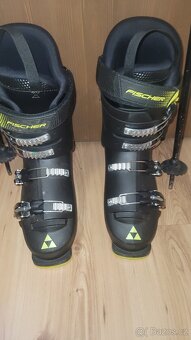 Dětsky lyžařská set - lyže, boty, hůlky - 4