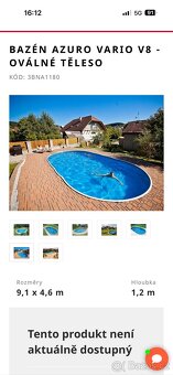 Prodám BAZÉN AZURO VARIO V8 - 4