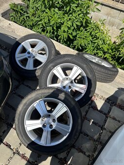ALU kola 5x100 R16, Subaru, letní pneu - 4