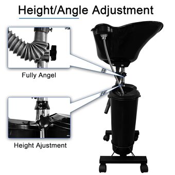 Přenosná a elektrická šamponovací miska - 4