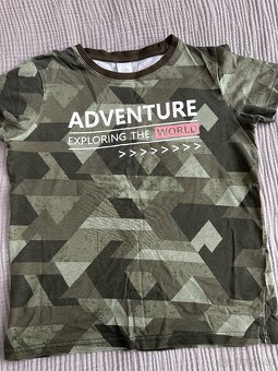 3x tričko vel 122-128 - 4