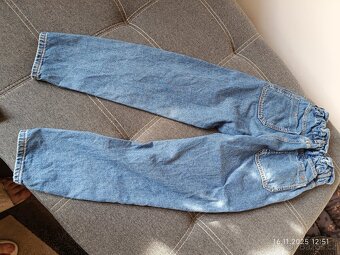 ZARA baggy modré vel.32/XS - 4