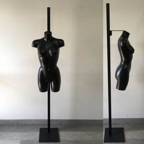 Bysta černá dámská - plastové torzo - 4