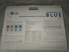 Externí Blu-ray /DVD/CD vypalovačka /přehrávač LG BE06LU10 - 4