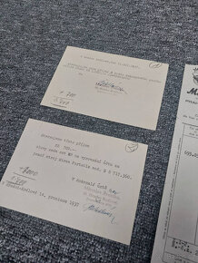 Faktura o koupi psacího stroje z roku 1937 - 4