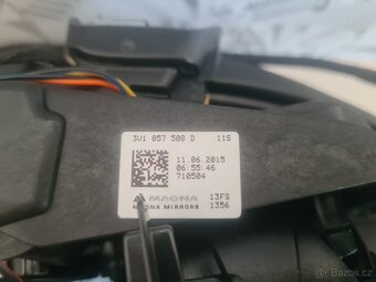NOVÉ Pravé zrcátko Superb 3 - 11+2 PIN - ORIGINÁL - 4