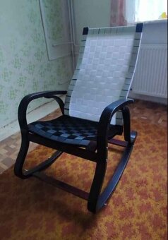 S DOVOZEM 2x houpací křeslo. Samostatně nebo obě dohromady. - 4