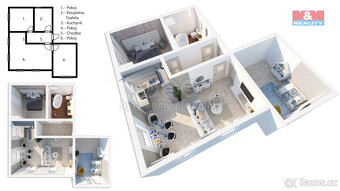 Prodej bytu 3+kk, 68 m², Královec - 4
