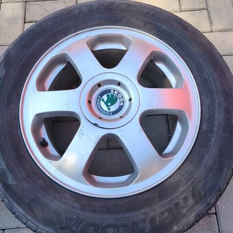 Originál alu kola Škoda Octavia 1 5x100 195/65/15 - 4