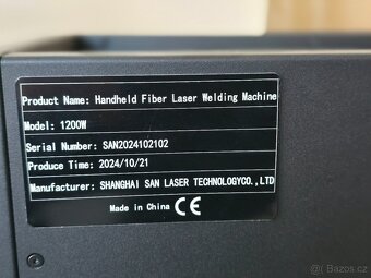 Lehká -Laserová svářečka SanLaser 1200W - 25kg - 4