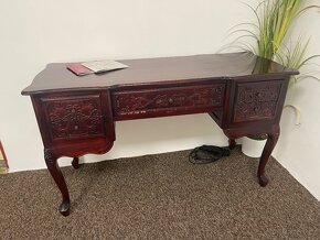 Prodám kvalitní kancelářský SET starožitný psací stůl - 4