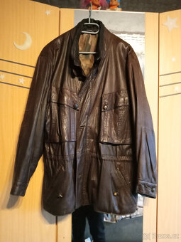Kožená bunda pánská zn. Seidel (cca L-XL) - 4