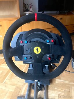 Volant Thrustmaster 599xx Alcantara, pedály+páka+stojan - 4