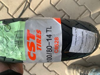 Dve nove pneu na skutr rv 2024 CST C6528 100/80-r14 TL - 4