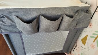 Dětská cestovní postýlka KinderKraft Joy pink - 4