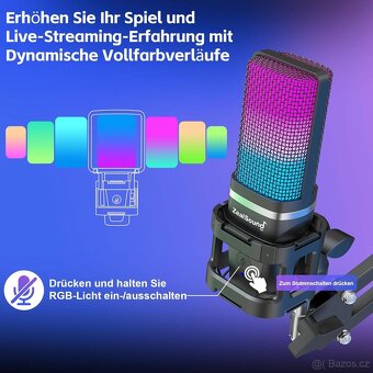 Herní mikrofon ZealSound RGB BKD-11Pro/A68 - 4