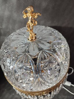Křišťálová stolní lampa - 4