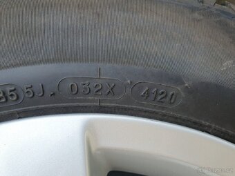 Alu kola Skoda 5x100 r15 6j et38 pneu 185/60/15 - 4