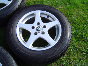 4X ZIMNÍ HLINÍKOVÁ KOLA ŠKODA OCTAVIA II 195/65 R15 - 4