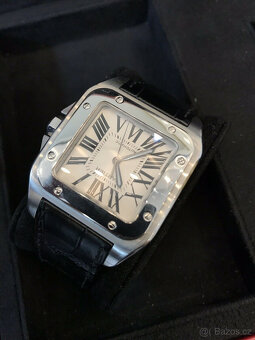 Pánské hodinky Cartier Santos 100 XL 2656 2008 - 4