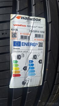 4ks letní pneu Hankook 255/55 R18 nový X5 Cayenne - 4