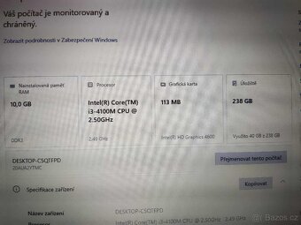 Lenovo 15,6" Core i3 (2 x 2,5Ghz),10gb RAM,256 gb SSD,Win 1 - 4