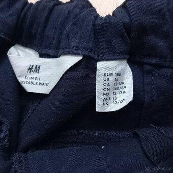 Chlapecké džíny a kalhoty vel. 158 zn. H&M - 4