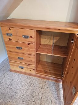 Jitona Malta ložnice 2 x komoda Celodřevěná - 4