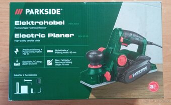 NOVÝ elektrický hoblík Parkside, plná záruka - 4