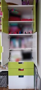 STUVA dětská skříň 192x60 cm růžovo bílá - 4