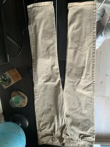 H&M béžové kalhoty - 4