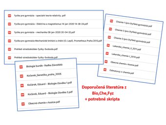 Přijímačky na medicínu (LF MUNI Brno), podklady, úkoly - 4