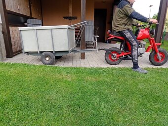 JAWA 90 předělaná + vozík - 4