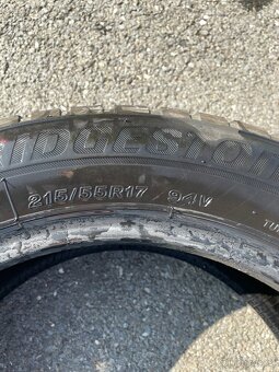 Bridgestone Blizzak 215/55/17 - 2x 7mm, 2x 5mm, zimní - 4