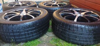 Znacka DOTZ Alukola R17 120x5 4 kusu vcetne letni pneu - 4