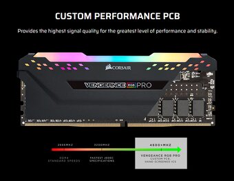 Paměti Corsair Vengeance RGB, 32 GB 2 x 16 GB DDR4 3200 Mhz - 4