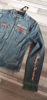 Riflová bunda Harley Davidson, originál, dámská, vel. M - 4