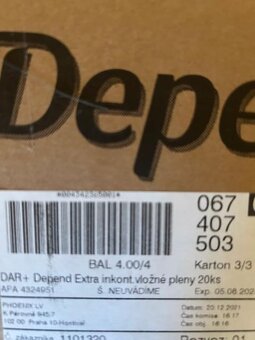 Depend anatomické vložné plenky extra - 4