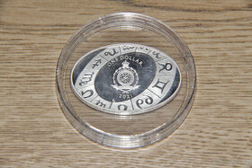 Stříbrná mince Znamení zvěrokruhu - Vodnář - 4