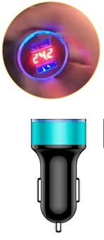 CL multi USB rychlonabíječky do auta,s LCD,podsvícením,QC3.0 - 4