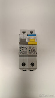 Jističe 25A, 20A, 16A, 10A - 4