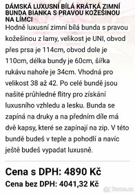 Luxusní Zimni bunda s pravou kožešinou - 4