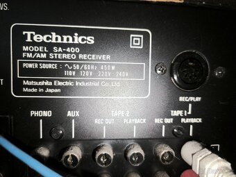 Technics receiver a tape deck pouze komplet - 4