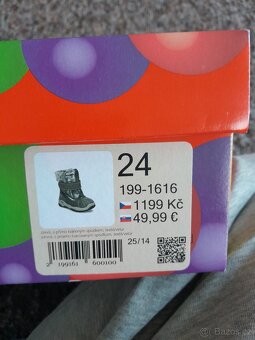 Dětské zimní boty 24 - 4