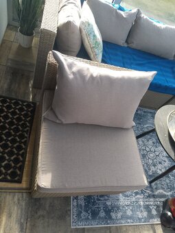 Středový díl venkovní sedačky Jysk ratan - 4