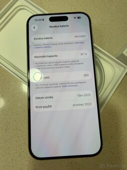 Prodám IPhone 15PRO 128GB - 4