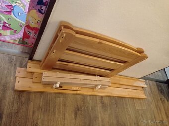Postel 170x80 matrace + rošt - 4