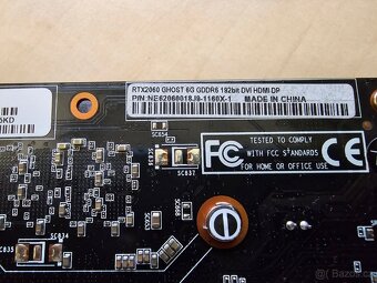 Prodám NVIDIA GeForce RTX 2060 6 GB - 4